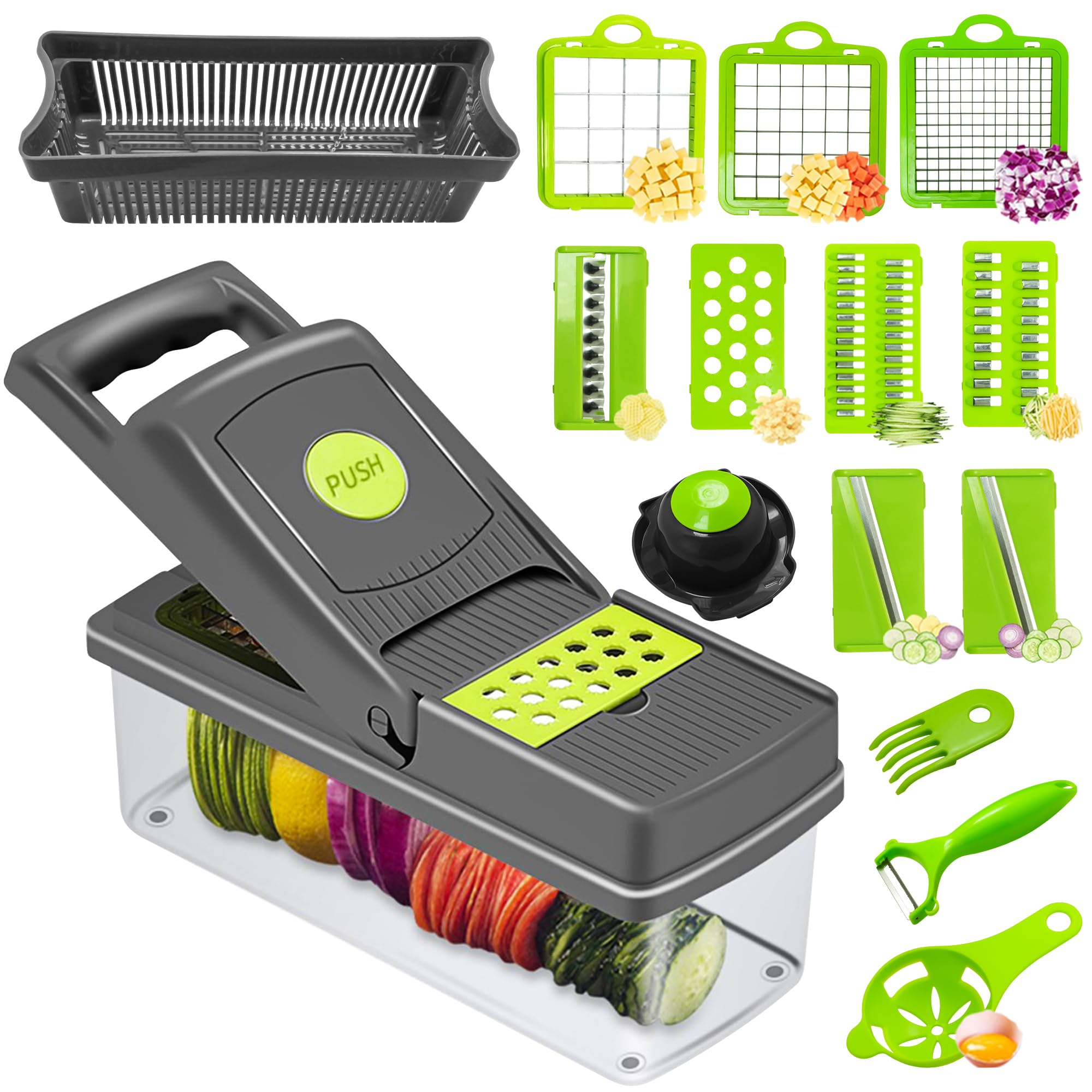 Hachoir à Légumes Multifonction Premium 12-en-1